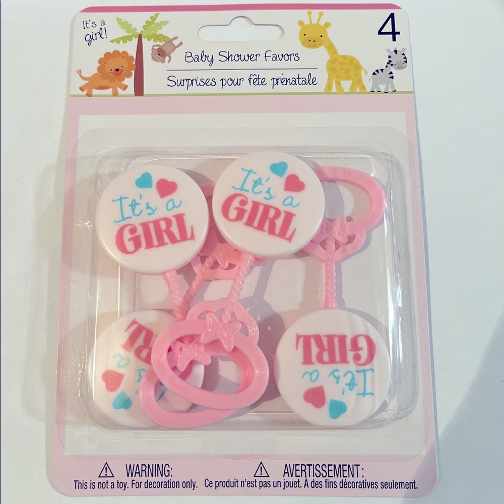 It’s a girl Baby Showers favors